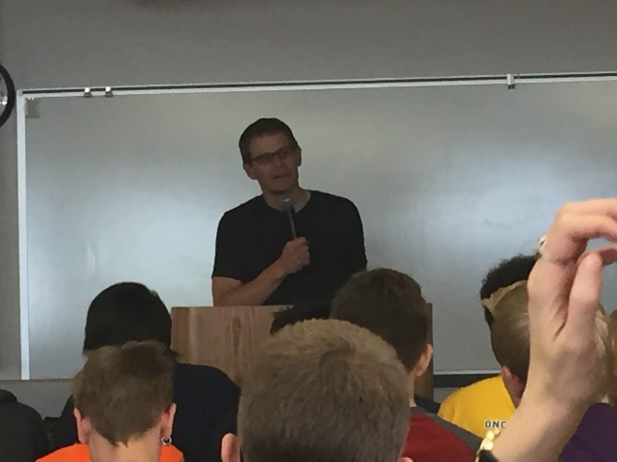 Nick Arvin Visits Wheat Ridge High School