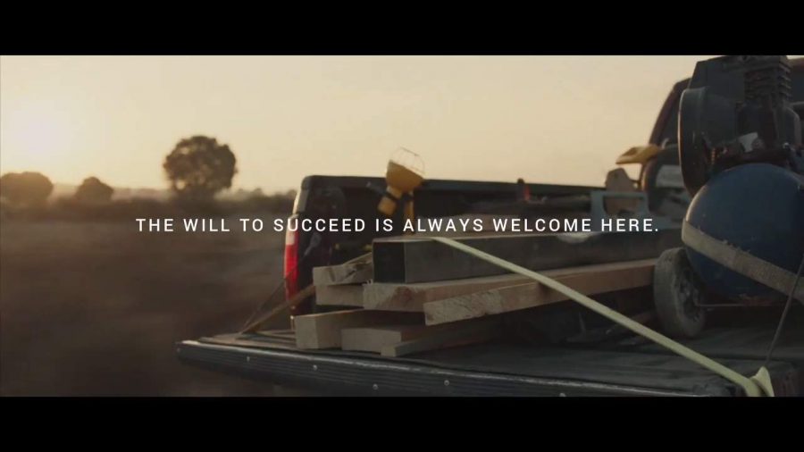 84 Lumber Baffles Supports During Aired Super Bowl Commerical