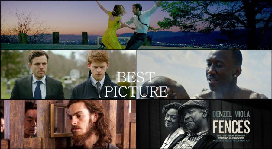 Five of the nine Best Picture nominees courtesy of awardswatch.com