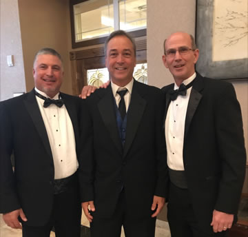 Principal Griff Wirth and Assistant Principals Ken Trager and Nick DeSimone pose at this year’s prom.