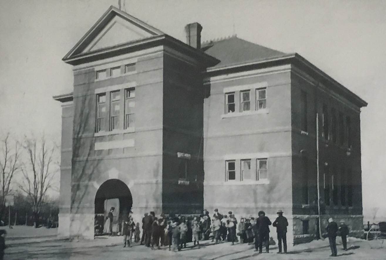 First Wheat Ridge High School in May of 1897. Courtesy of Colorado Historical Society