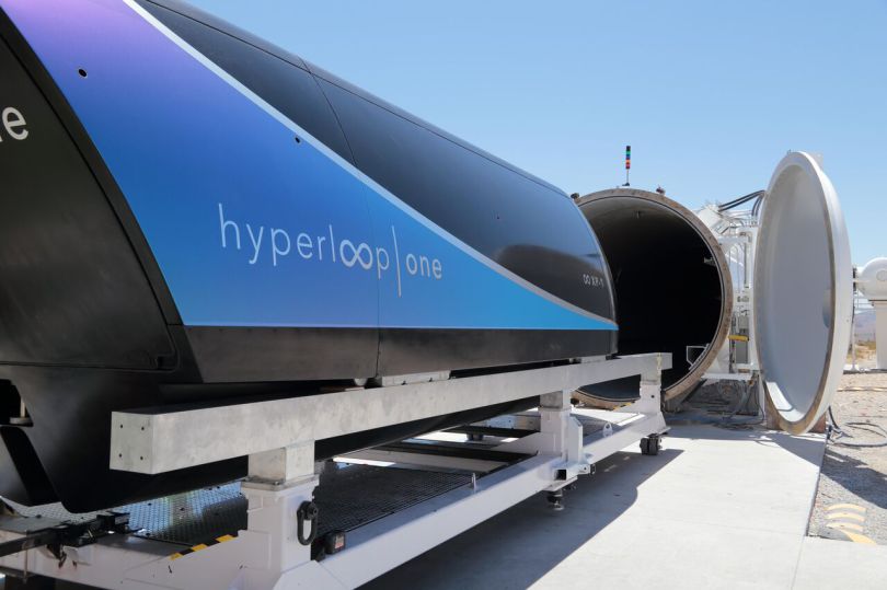 Hyperloop One successfully tested a pod in August 2017.