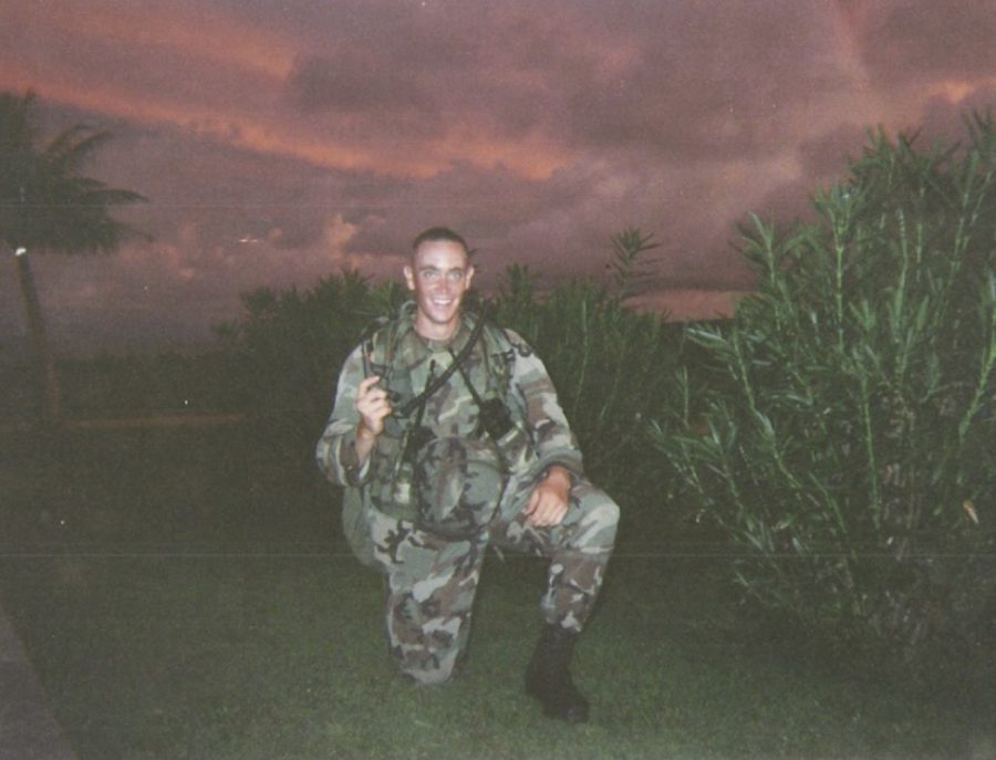 Timothy Slater in uniform. 