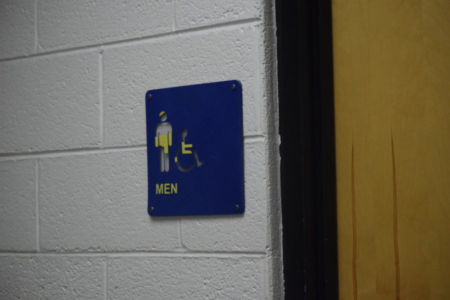 Mens Restroom in the annex